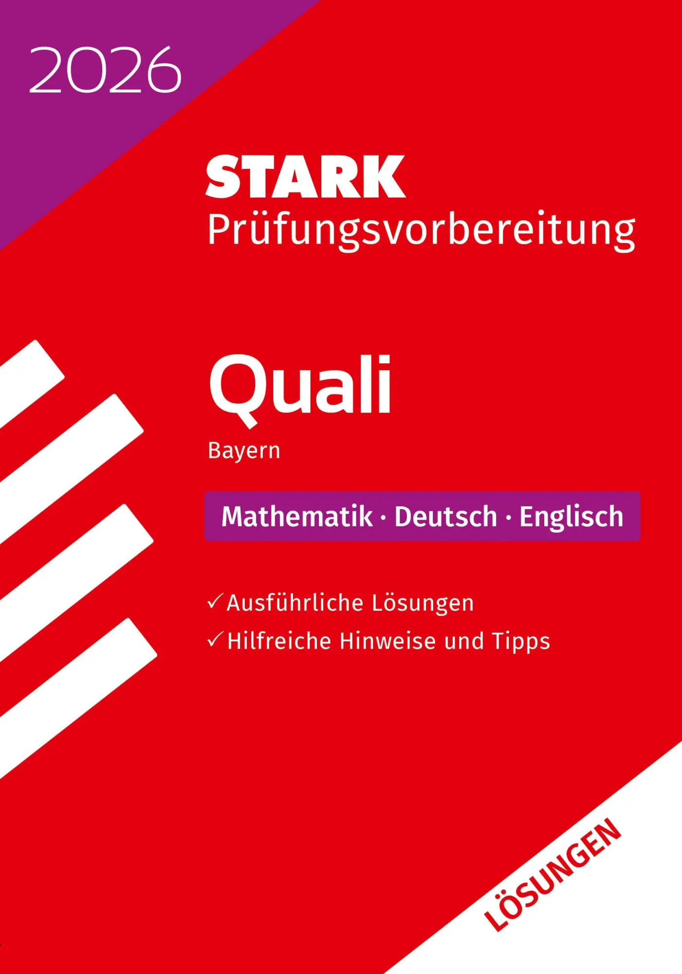 Cover: 9783849064136 | STARK Lösungen zu Mathematik, Deutsch, Englisch 9. Klasse - Quali...