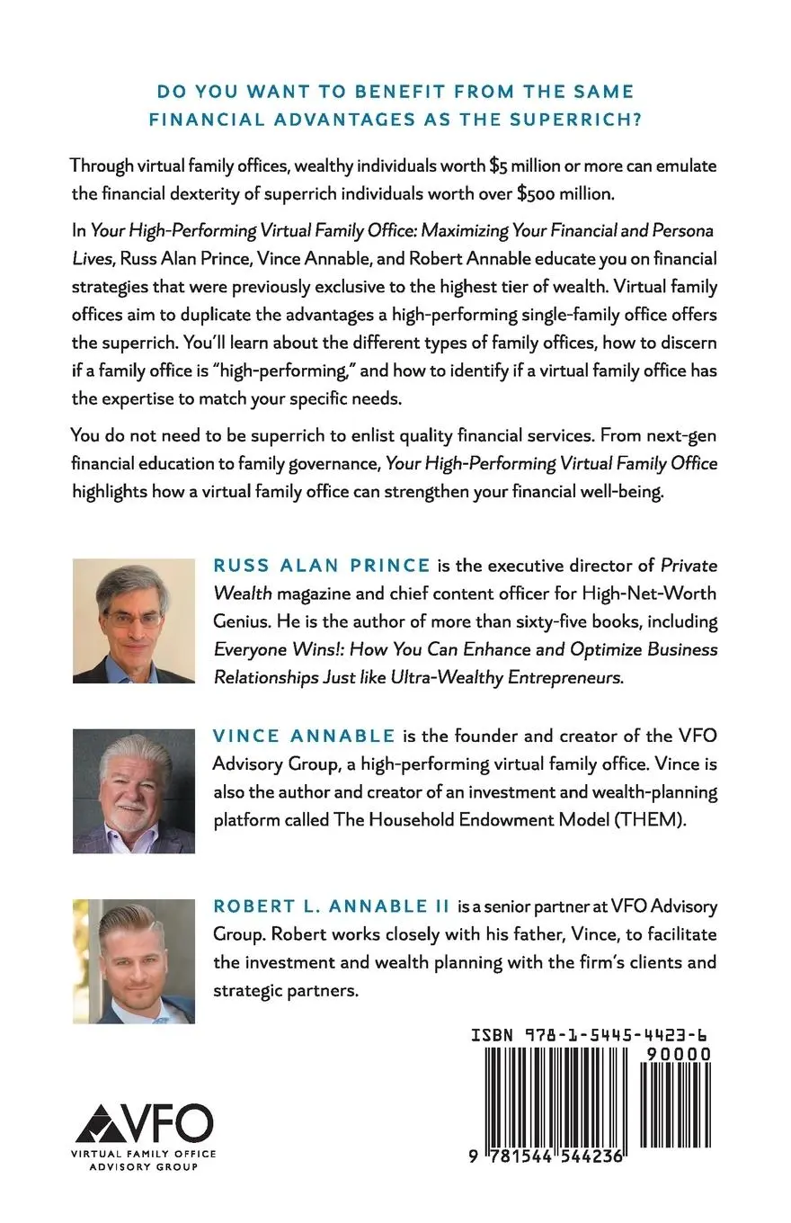 Rückseite: 9781544544236 | Your High-Performing Virtual Family Office | Russ Alan Prince (u. a.)