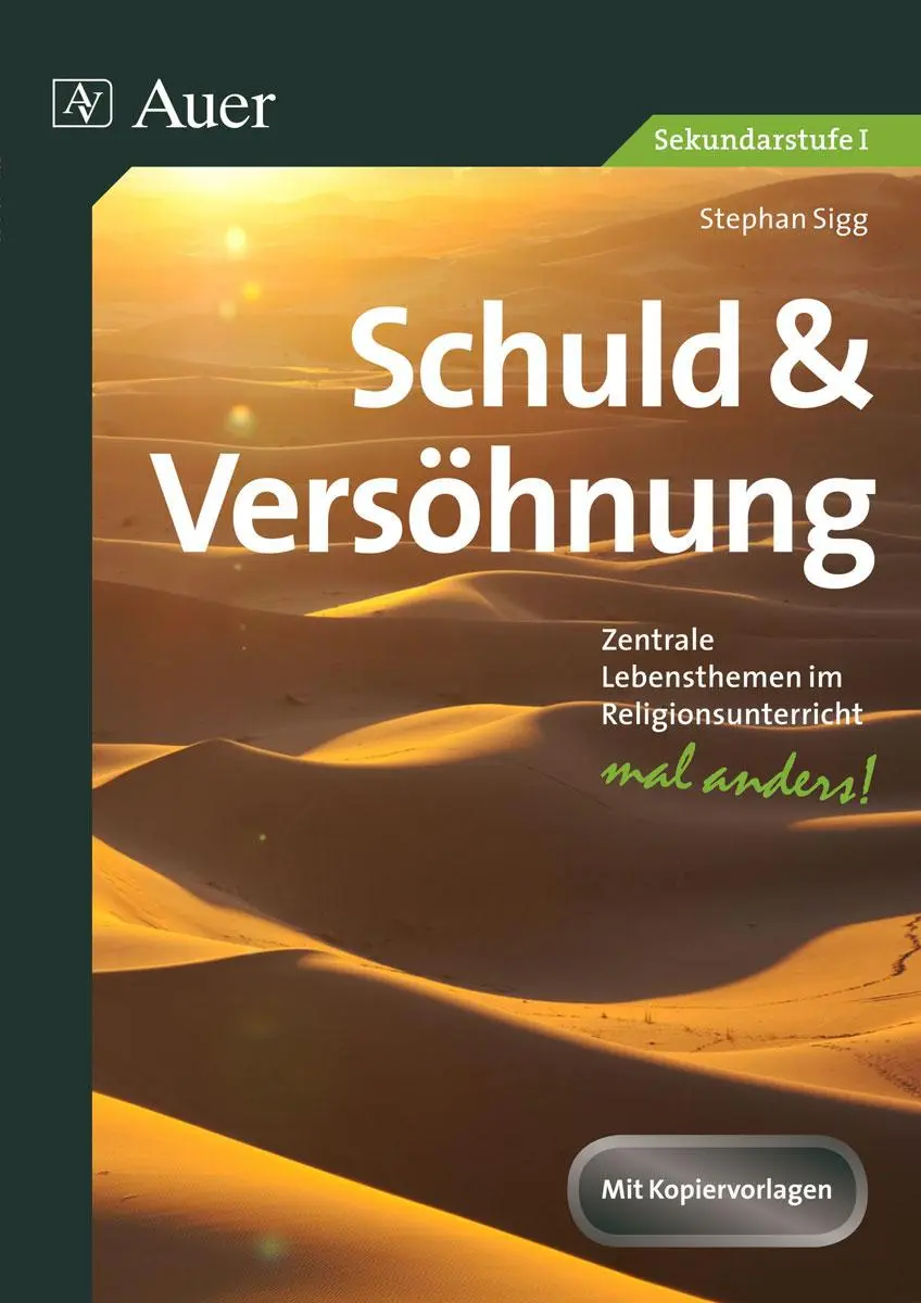 Cover: 9783403074236 | Schuld und Versöhnung | Stephan Sigg | Broschüre | 68 S. | Deutsch