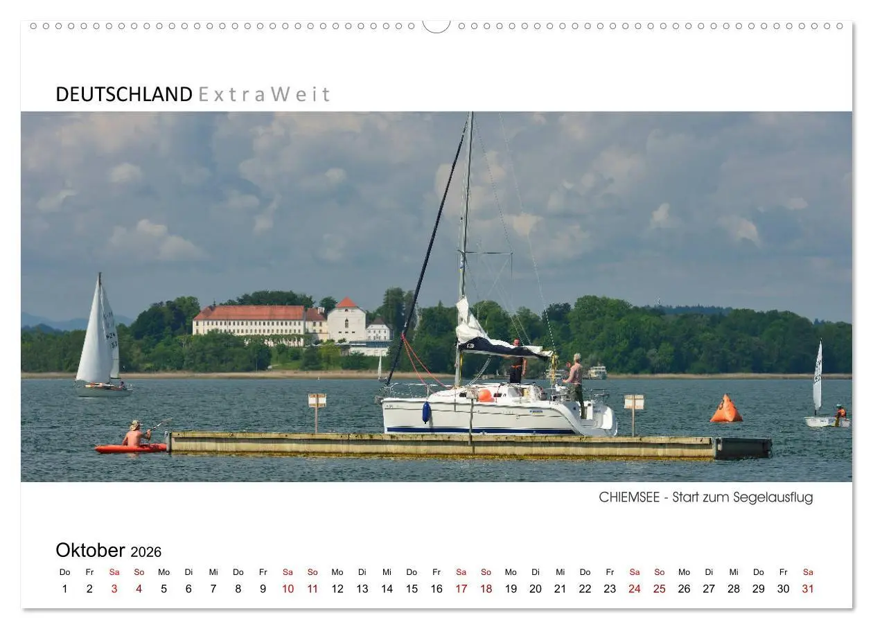 Bild: 9783457844236 | Weißblaue Impressionen vom Chiemsee (Wandkalender 2026 DIN A2...