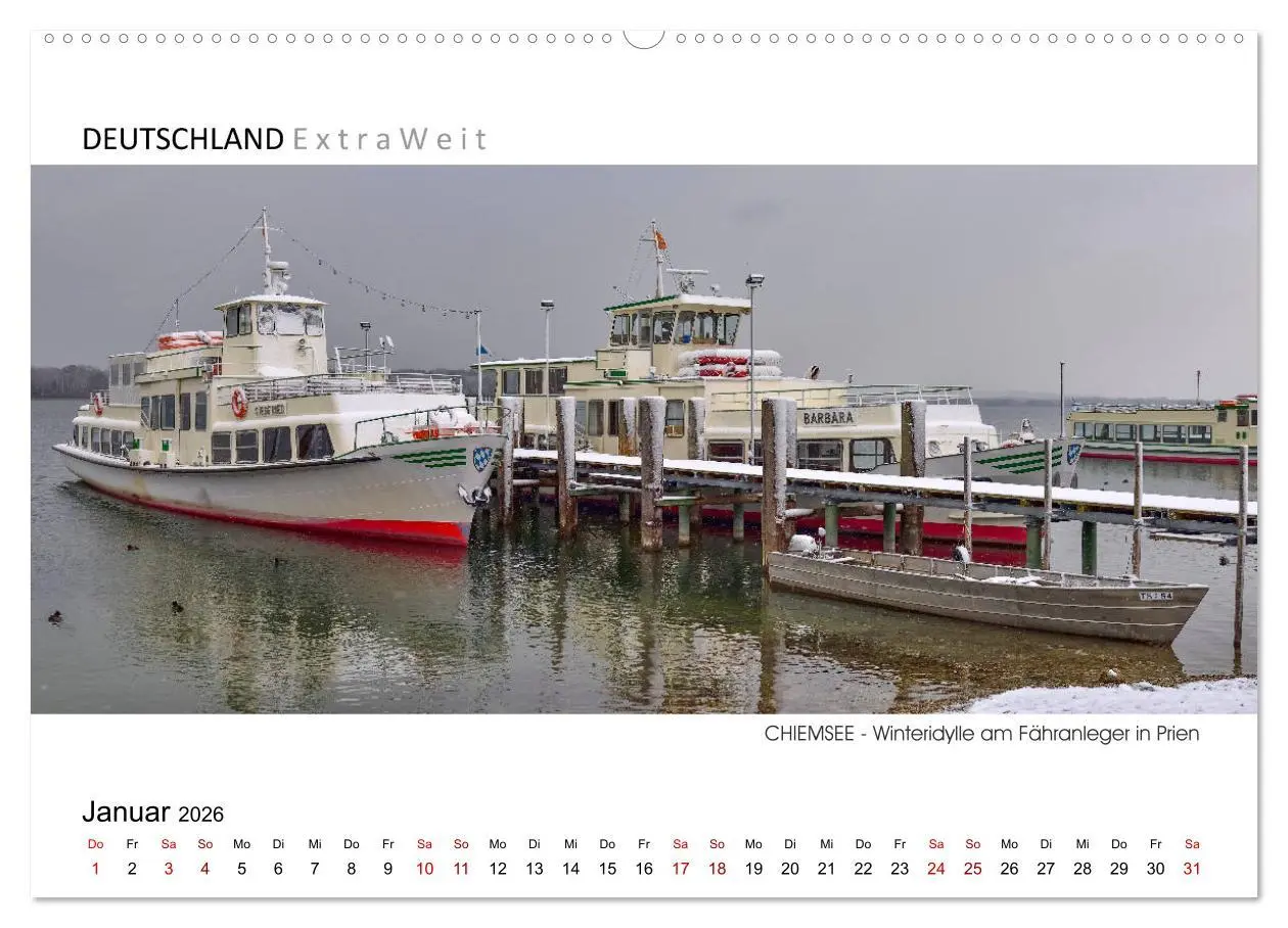 Bild: 9783457844236 | Weißblaue Impressionen vom Chiemsee (Wandkalender 2026 DIN A2...