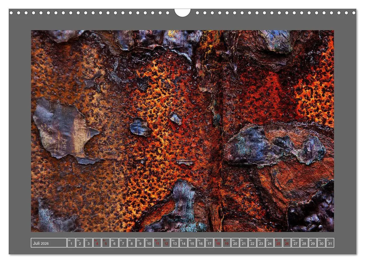 Bild: 9783457914236 | Rost - Ästhetik der Vergänglichkeit (Wandkalender 2026 DIN A3...
