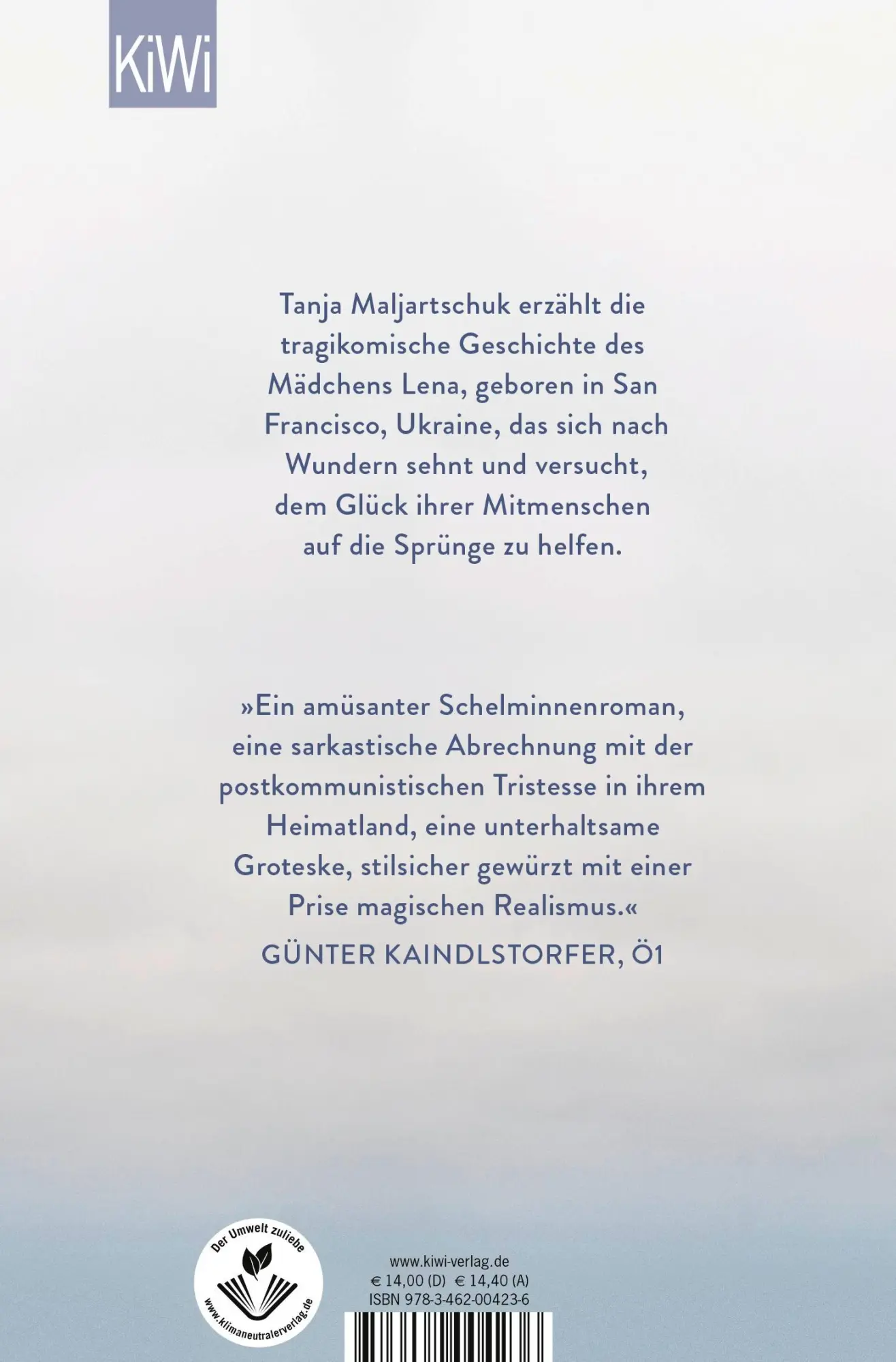 Rückseite: 9783462004236 | Biografie eines zufälligen Wunders | Tanja Maljartschuk | Taschenbuch