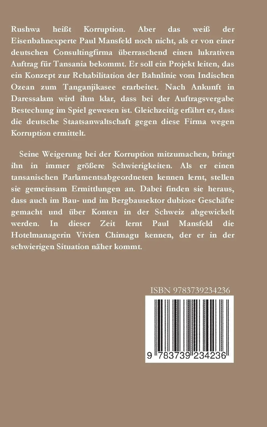 Rückseite: 9783739234236 | Rushwa | Roman | Helmut Zell | Taschenbuch | 372 S. | Deutsch | 2016