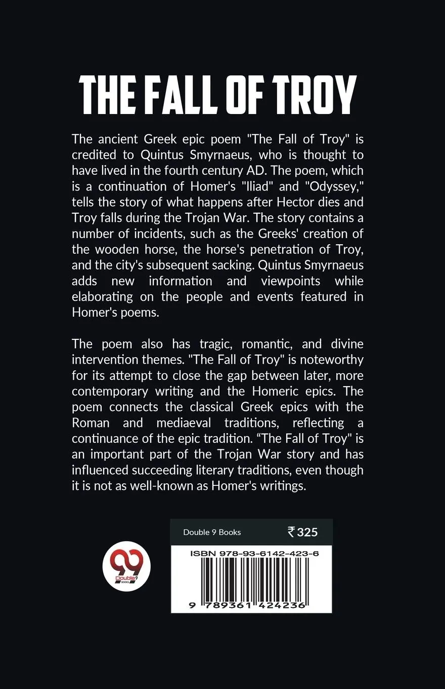 Rückseite: 9789361424236 | The Fall of Troy | Quintus Smyrnaeus | Taschenbuch | Englisch | 2024