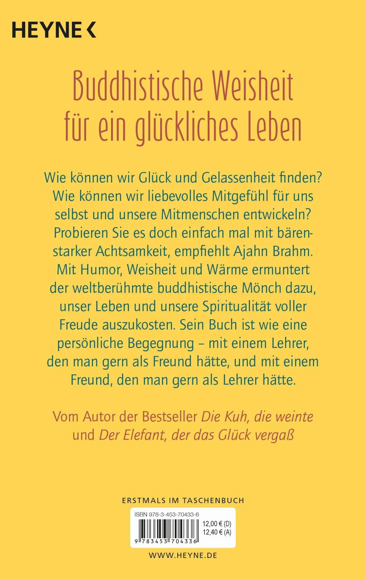 Bild: 9783453704336 | Wie hilft der Bär beim Glücklichsein? | Ajahn Brahm | Taschenbuch