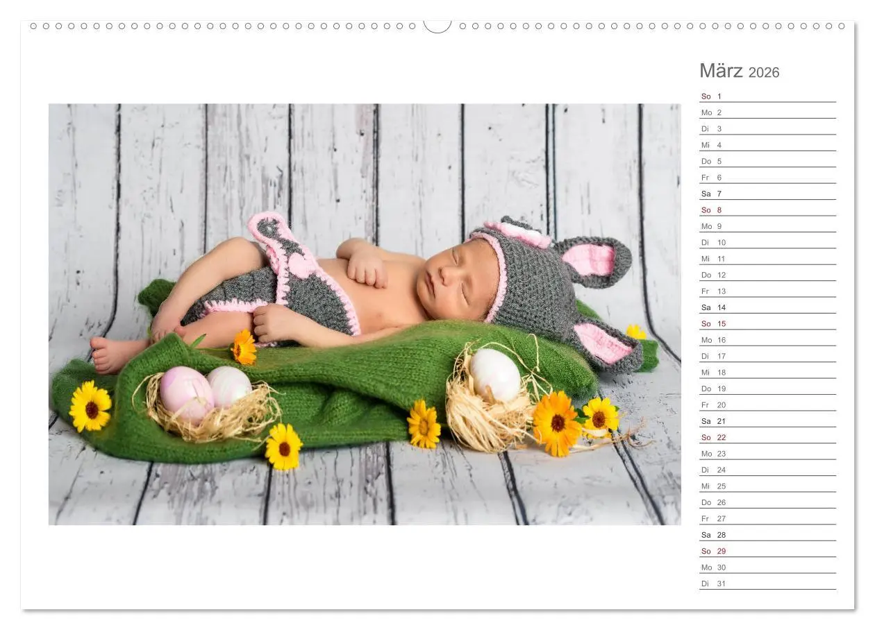 Bild: 9783457764336 | Aller Anfang ist klein - Babykalender mit Noah (hochwertiger...