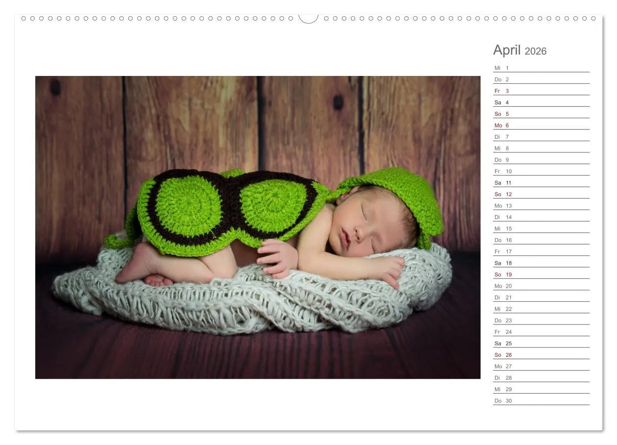 Bild: 9783457764336 | Aller Anfang ist klein - Babykalender mit Noah (hochwertiger...