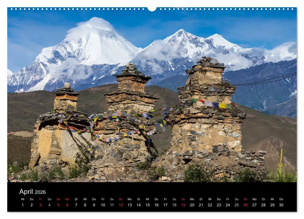 Bild: 9783516094336 | Faszination Nepal (Wandkalender 2026 DIN A2 quer), CALVENDO...