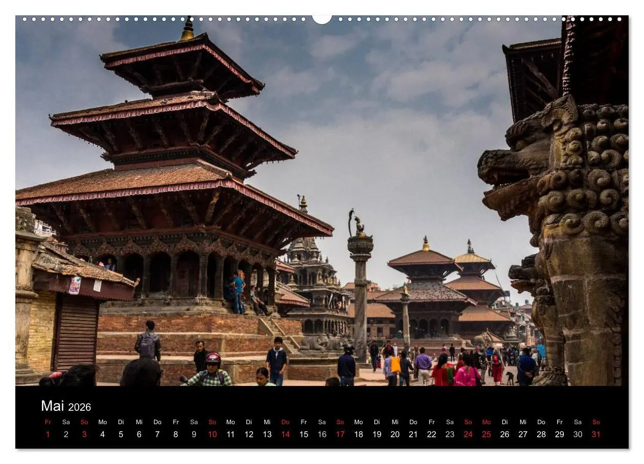 Bild: 9783516094336 | Faszination Nepal (Wandkalender 2026 DIN A2 quer), CALVENDO...