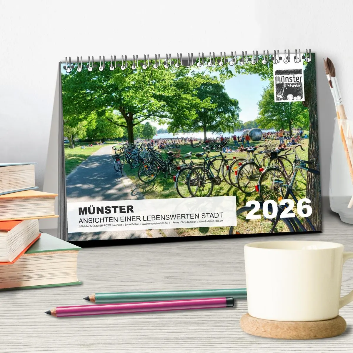 Bild: 9783516164336 | MÜNSTER :: Ansichten einer lebenswerten Stadt (Tischkalender 2026...
