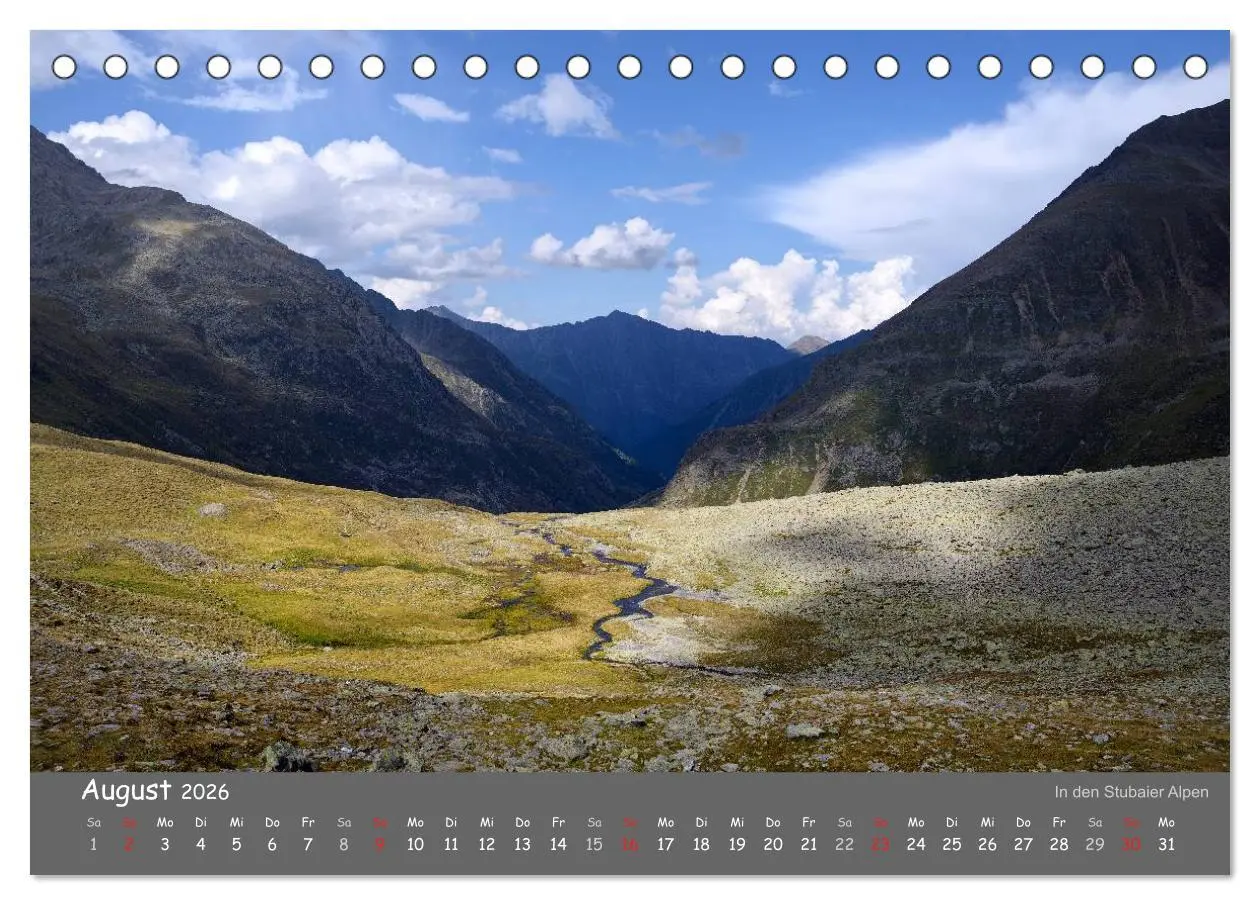 Bild: 9783516234336 | Traumhafte Bergwelt Kalender (Tischkalender 2026 DIN A5 quer),...