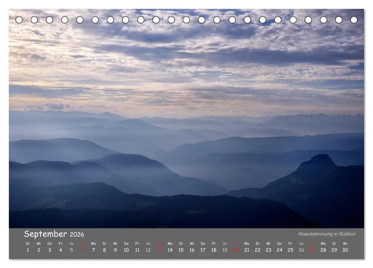 Bild: 9783516234336 | Traumhafte Bergwelt Kalender (Tischkalender 2026 DIN A5 quer),...
