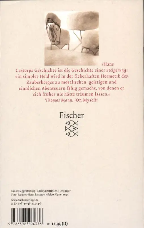 Rückseite: 9783596294336 | Der Zauberberg | Thomas Mann | Taschenbuch | 1072 S. | Deutsch | 2025