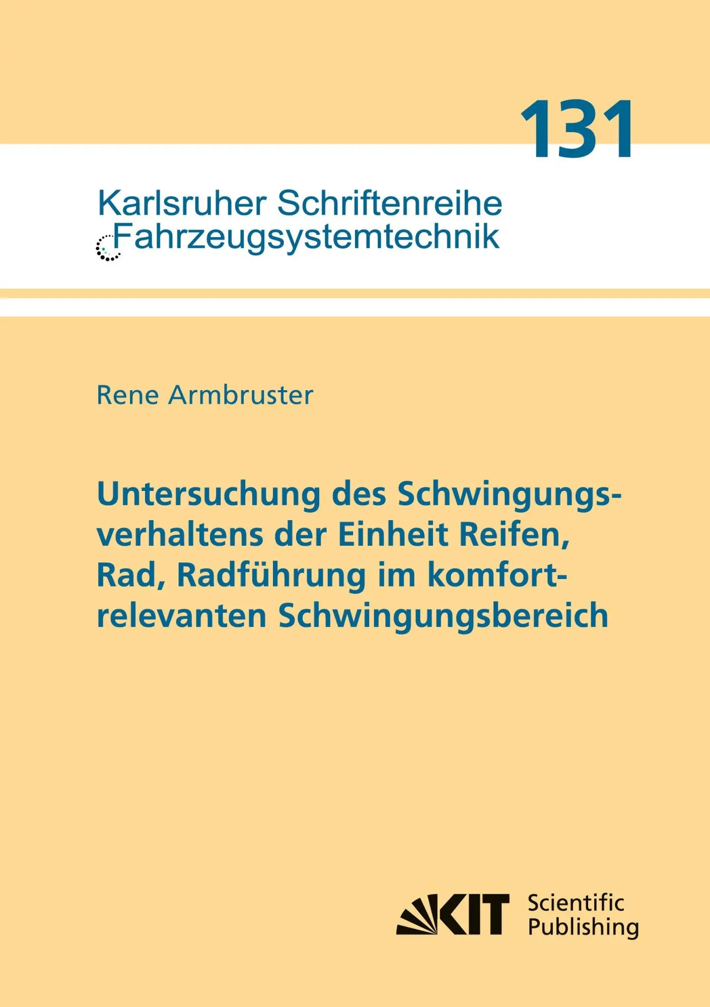 Cover: 9783731514336 | Untersuchung des Schwingungsverhaltens der Einheit Reifen, Rad,...