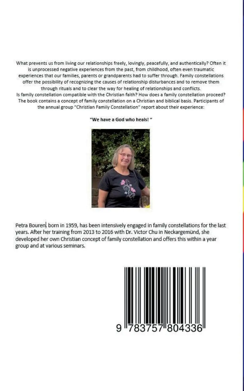 Rückseite: 9783757804336 | We have a God who heals! | Christian Family Constellation | Bouren