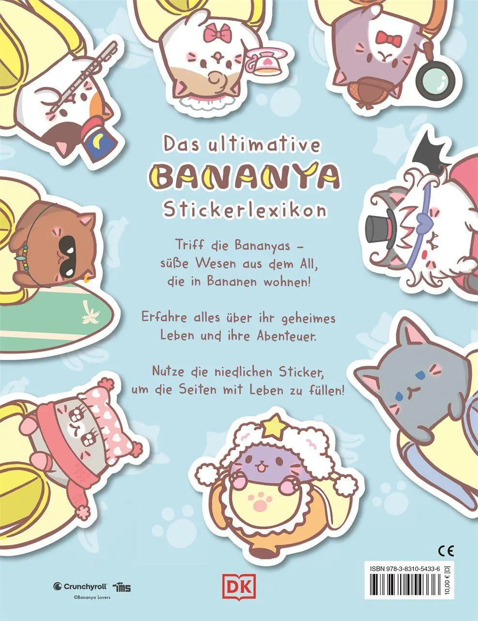 Bild: 9783831054336 | Bananya Das ultimative Stickerlexikon | DK Verlag - Kids | Taschenbuch