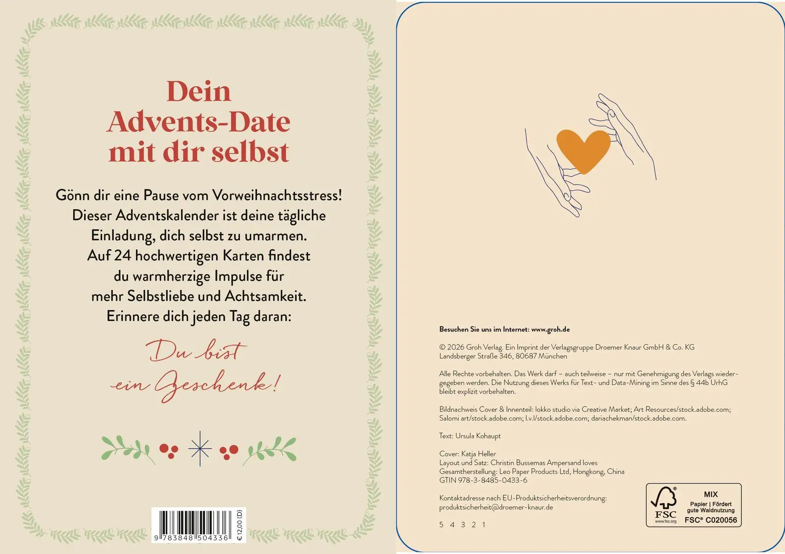 Bild: 9783848504336 | Dein Selbstliebe-Adventskalender | Ursula Kohaupt | Taschenbuch | 2026