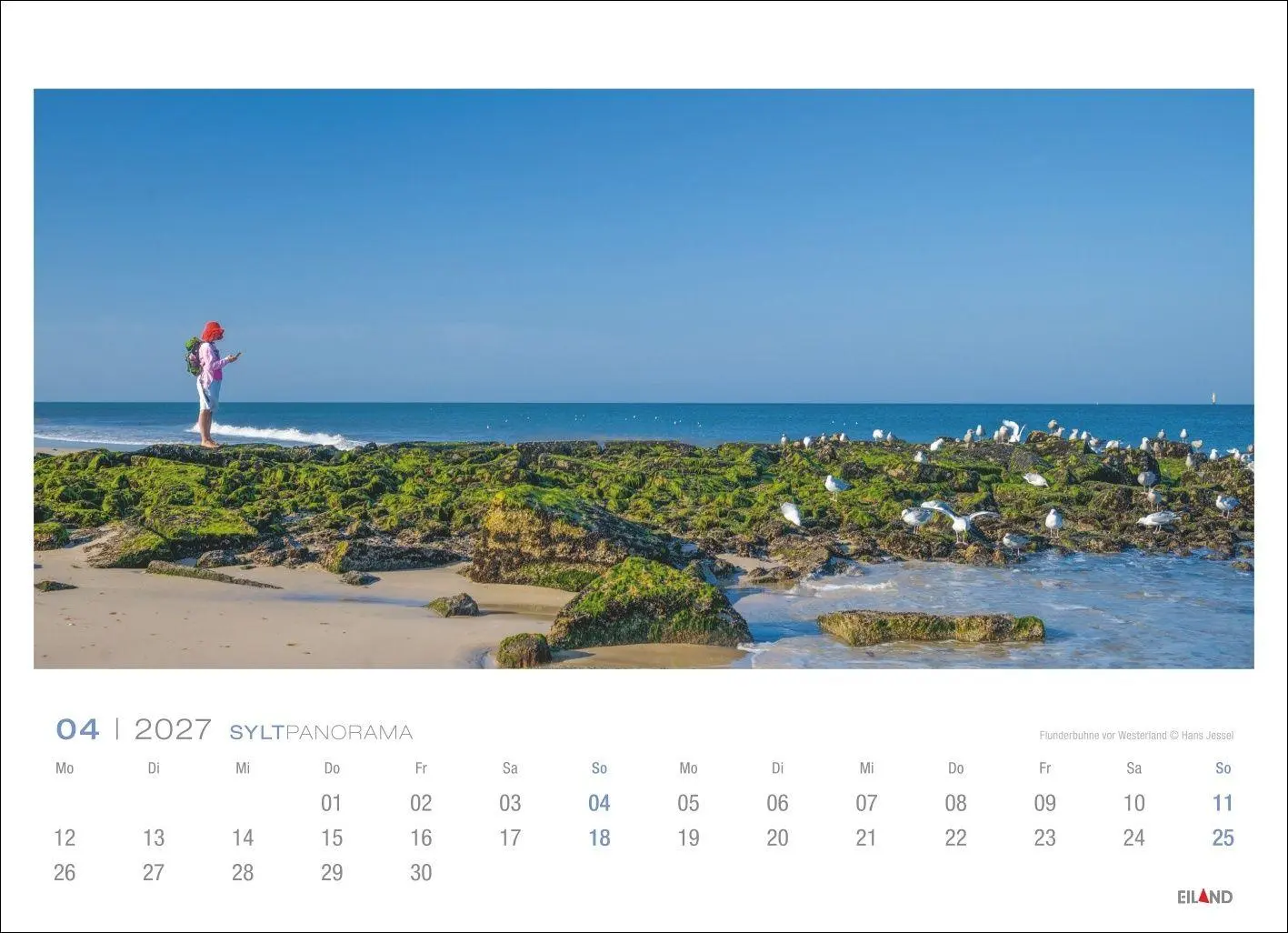 Bild: 9783964024336 | Sylt Panorama-Postkartenkalender 2027 - Hans Jessel | Hans Jessel