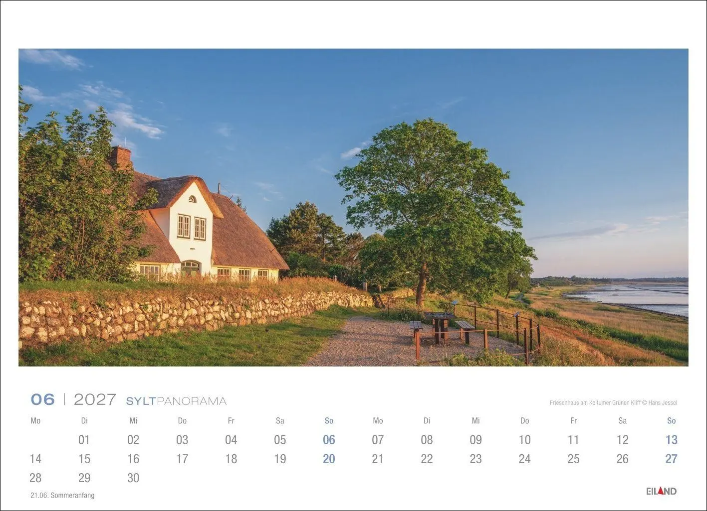 Bild: 9783964024336 | Sylt Panorama-Postkartenkalender 2027 - Hans Jessel | Hans Jessel