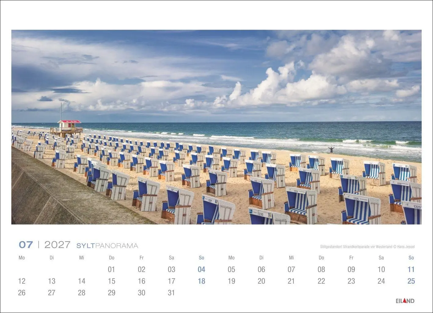 Bild: 9783964024336 | Sylt Panorama-Postkartenkalender 2027 - Hans Jessel | Hans Jessel