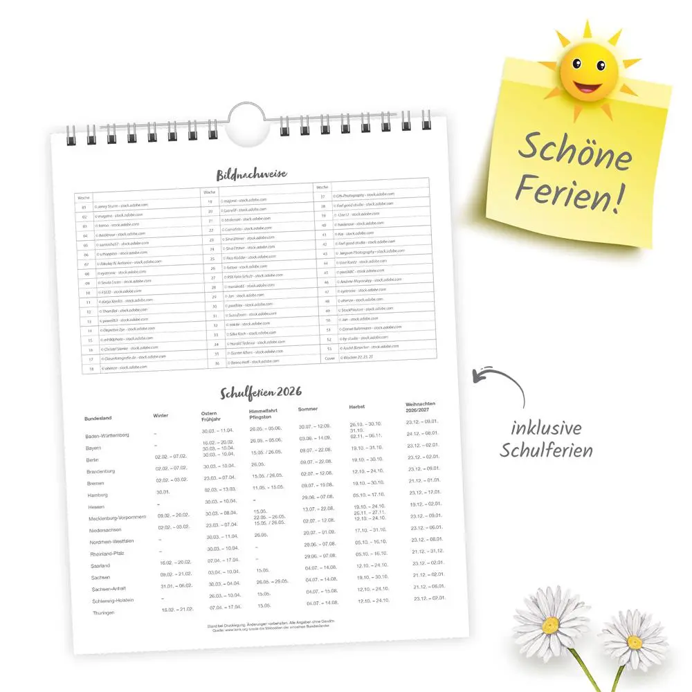 Bild: 9783988024336 | Trötsch Wochenkalender zum Hängen Landliebe 2026 | Wandkalender | KG
