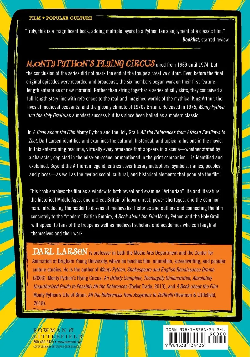 Rückseite: 9781538134436 | A Book about the Film Monty Python and the Holy Grail | Darl Larsen