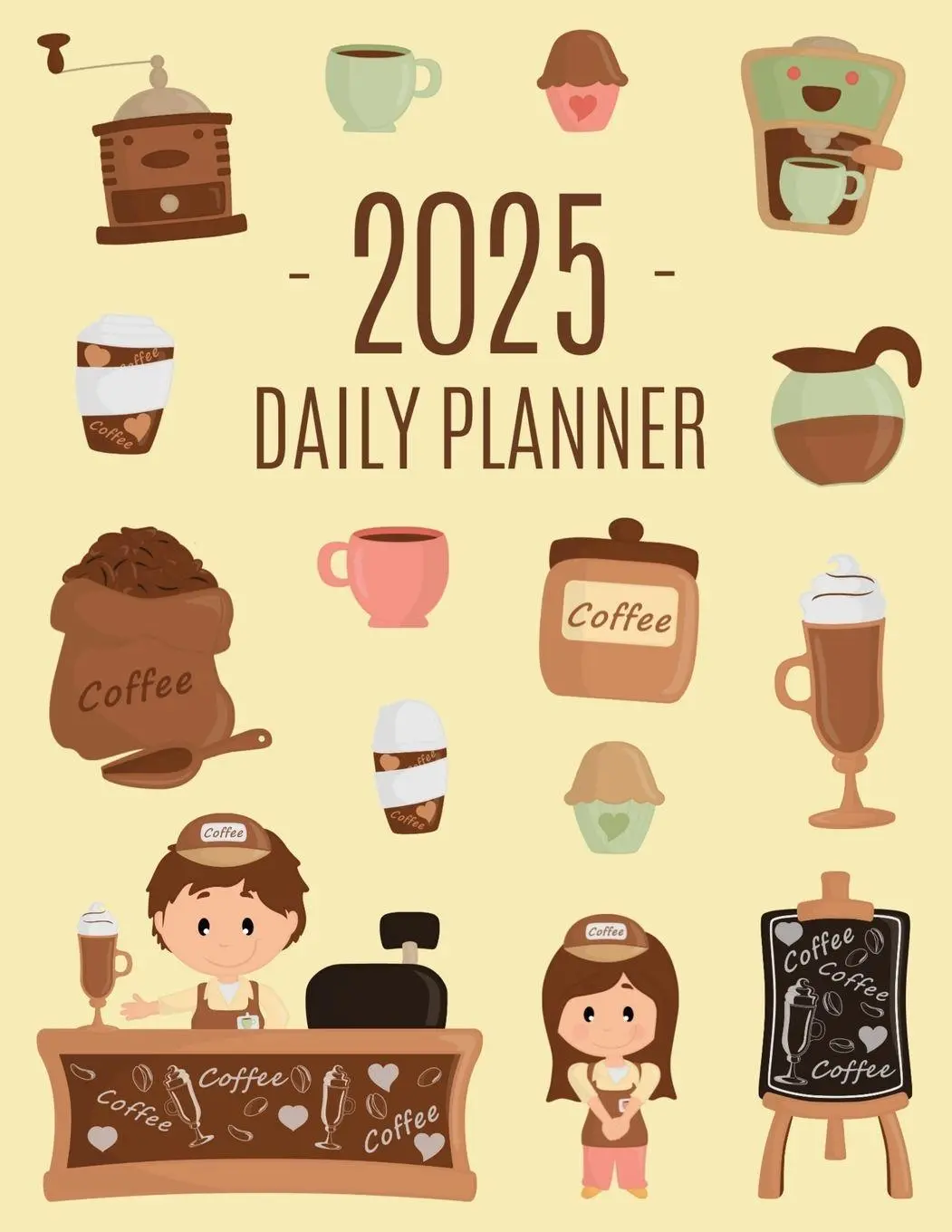 Cover: 9781965994436 | Coffee Planner 2025 | Pimpom Pretty Press | Taschenbuch | Englisch