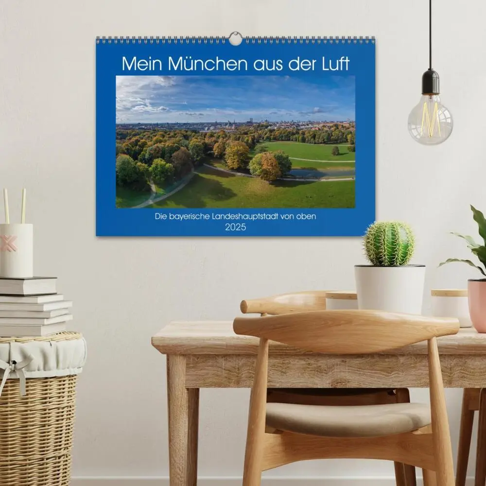 Bild: 9783435284436 | Mein München aus der Luft (Wandkalender 2025 DIN A3 quer), CALVENDO...