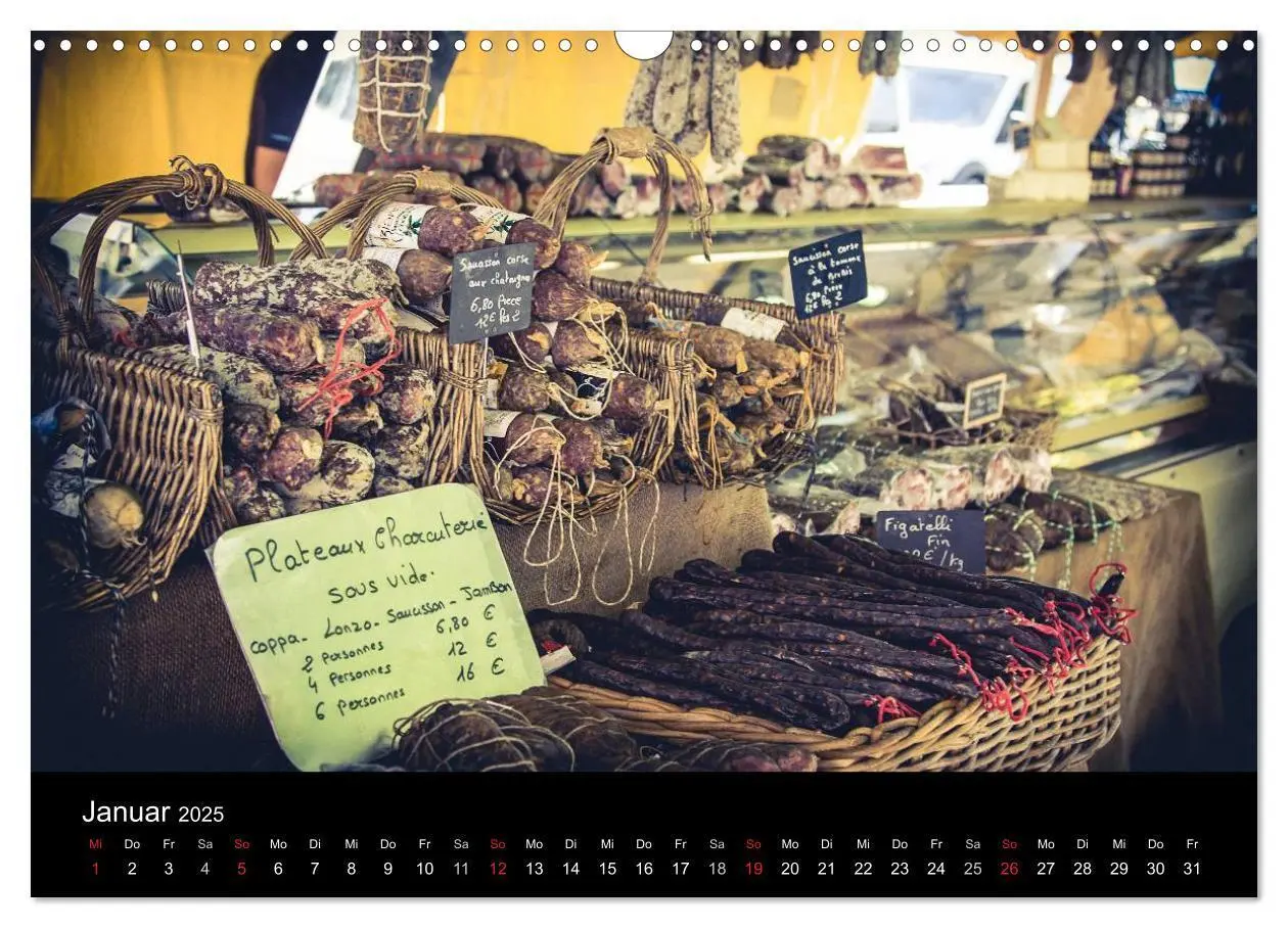 Bild: 9783435664436 | Erlebnis der Sinne - Französischer Markt auf Korsika (Wandkalender...
