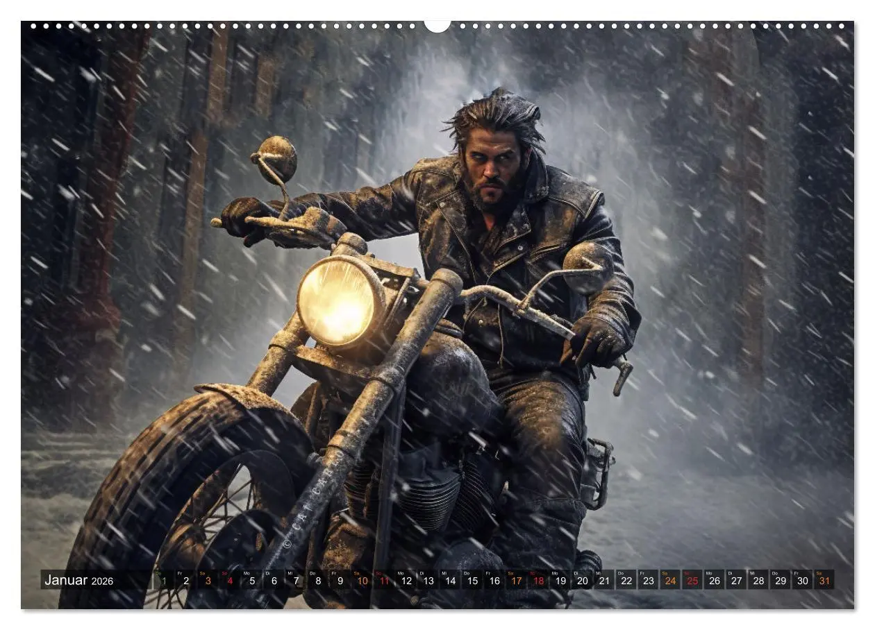 Bild: 9783457514436 | Ride to Valhalla (Wandkalender 2026 DIN A2 quer), CALVENDO...