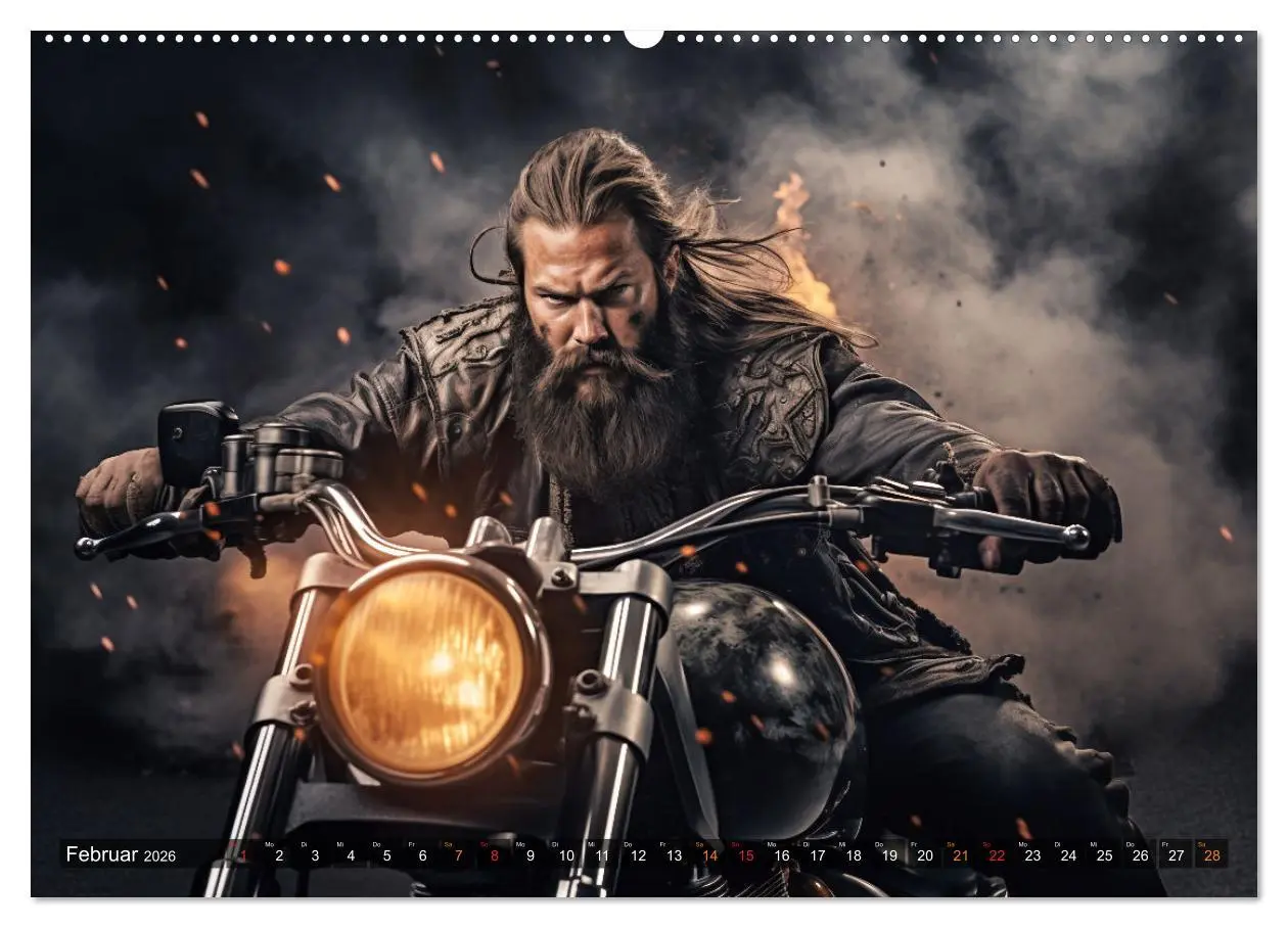 Bild: 9783457514436 | Ride to Valhalla (Wandkalender 2026 DIN A2 quer), CALVENDO...