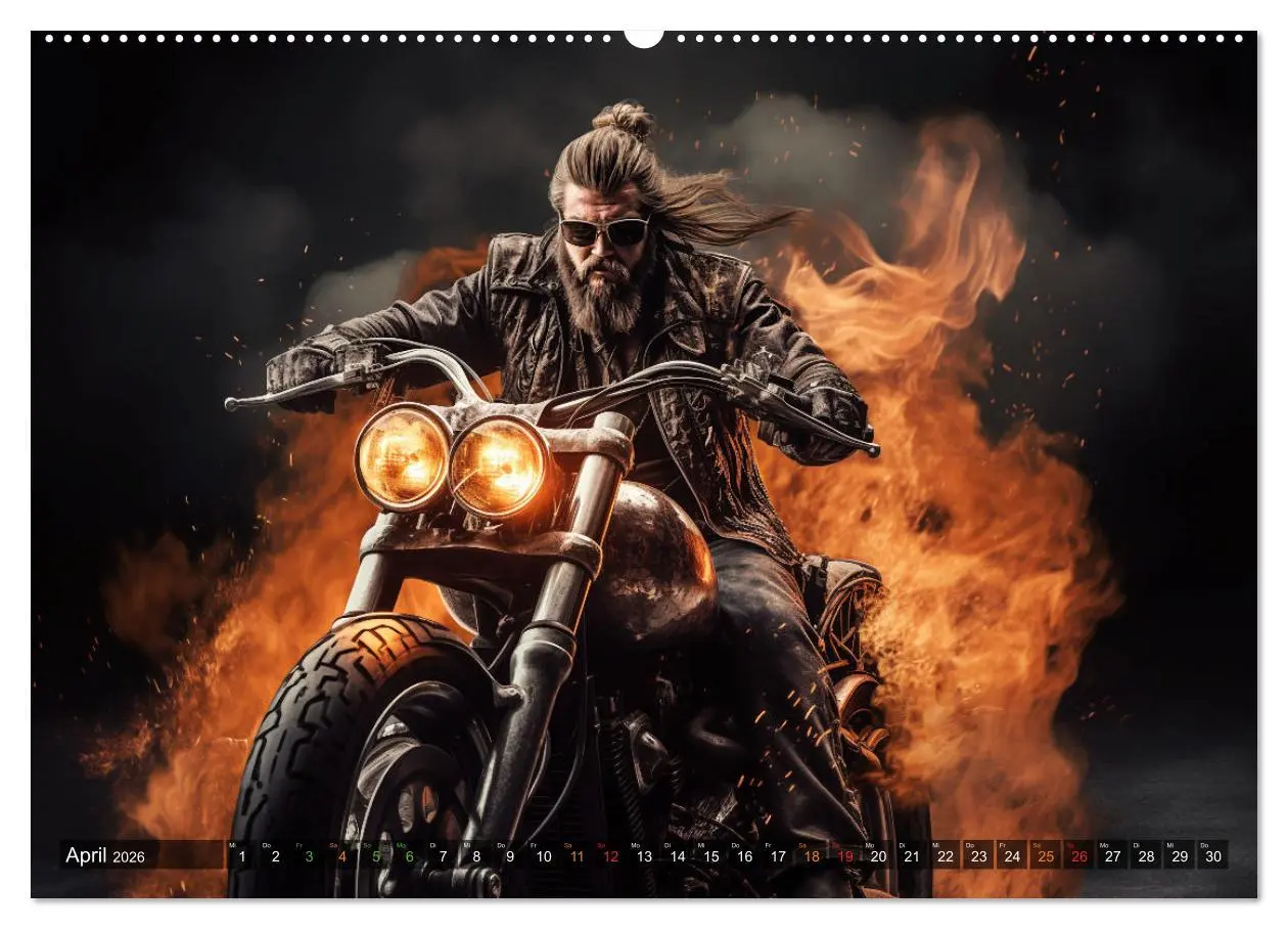 Bild: 9783457514436 | Ride to Valhalla (Wandkalender 2026 DIN A2 quer), CALVENDO...