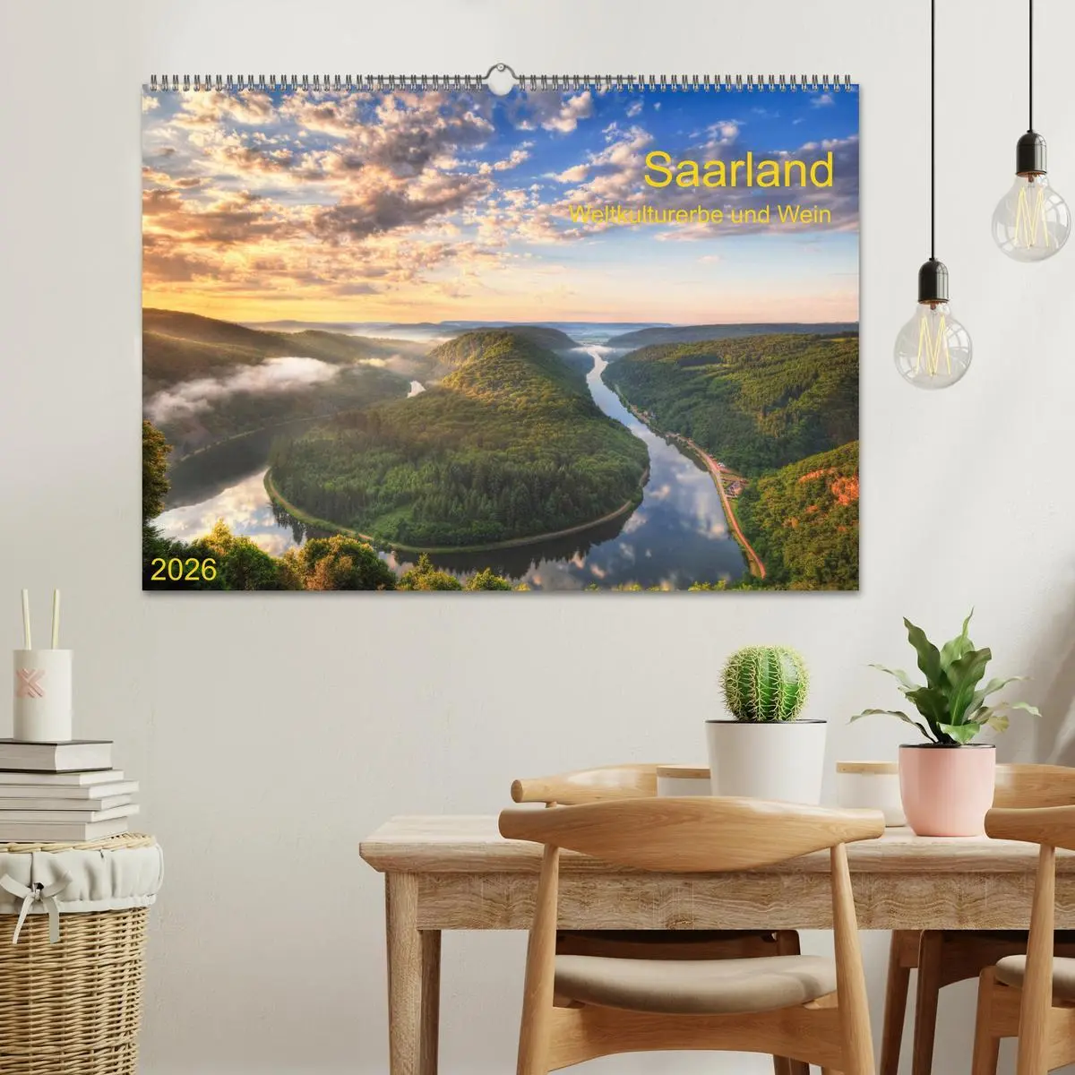 Bild: 9783457754436 | Saarland Weltkulturerbe und Wein (Wandkalender 2026 DIN A2 quer),...