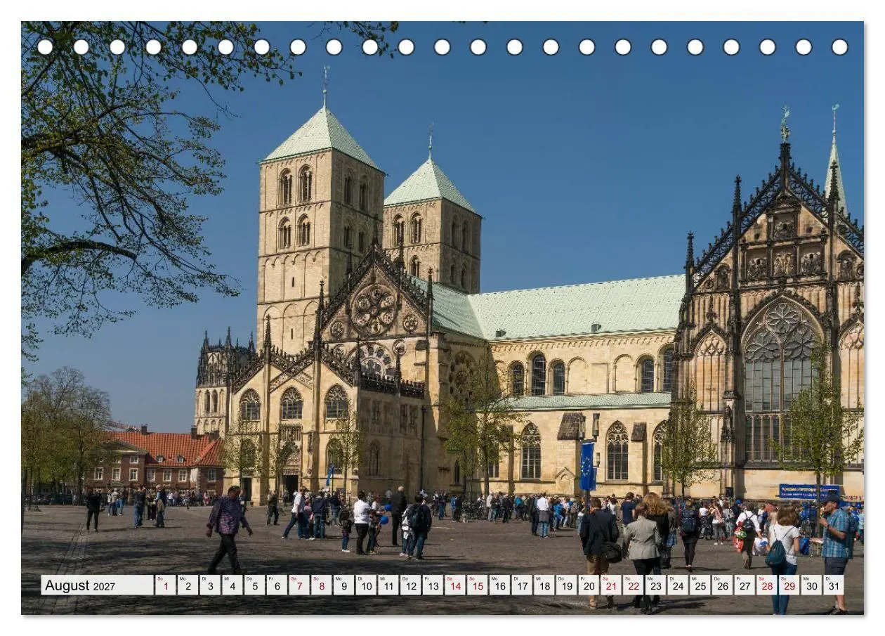 Bild: 9783516774436 | Lebenswertes Münster (Tischkalender 2027 DIN A5 quer), CALVENDO...