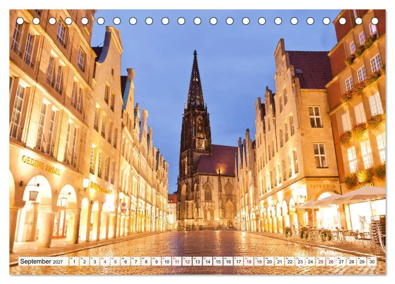 Bild: 9783516774436 | Lebenswertes Münster (Tischkalender 2027 DIN A5 quer), CALVENDO...