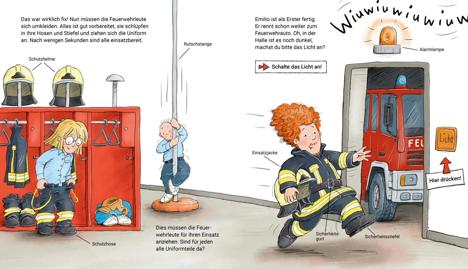 Bild: 9783551254436 | Mach mit - Bei der Feuerwehr | Sandra Grimm | Buch | 24 S. | Deutsch