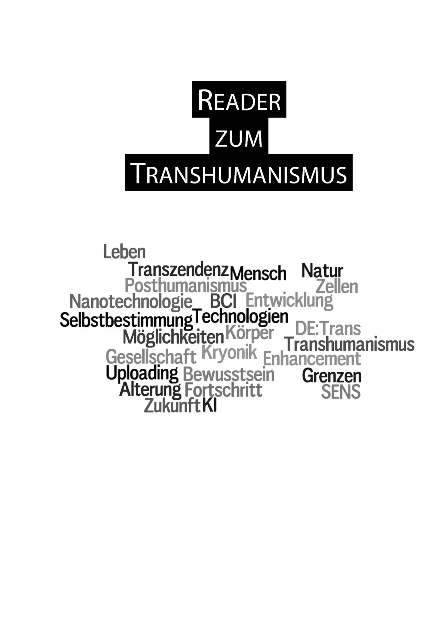 Cover: 9783732284436 | Reader zum Transhumanismus | Miriam J. S. Leis (u. a.) | Taschenbuch