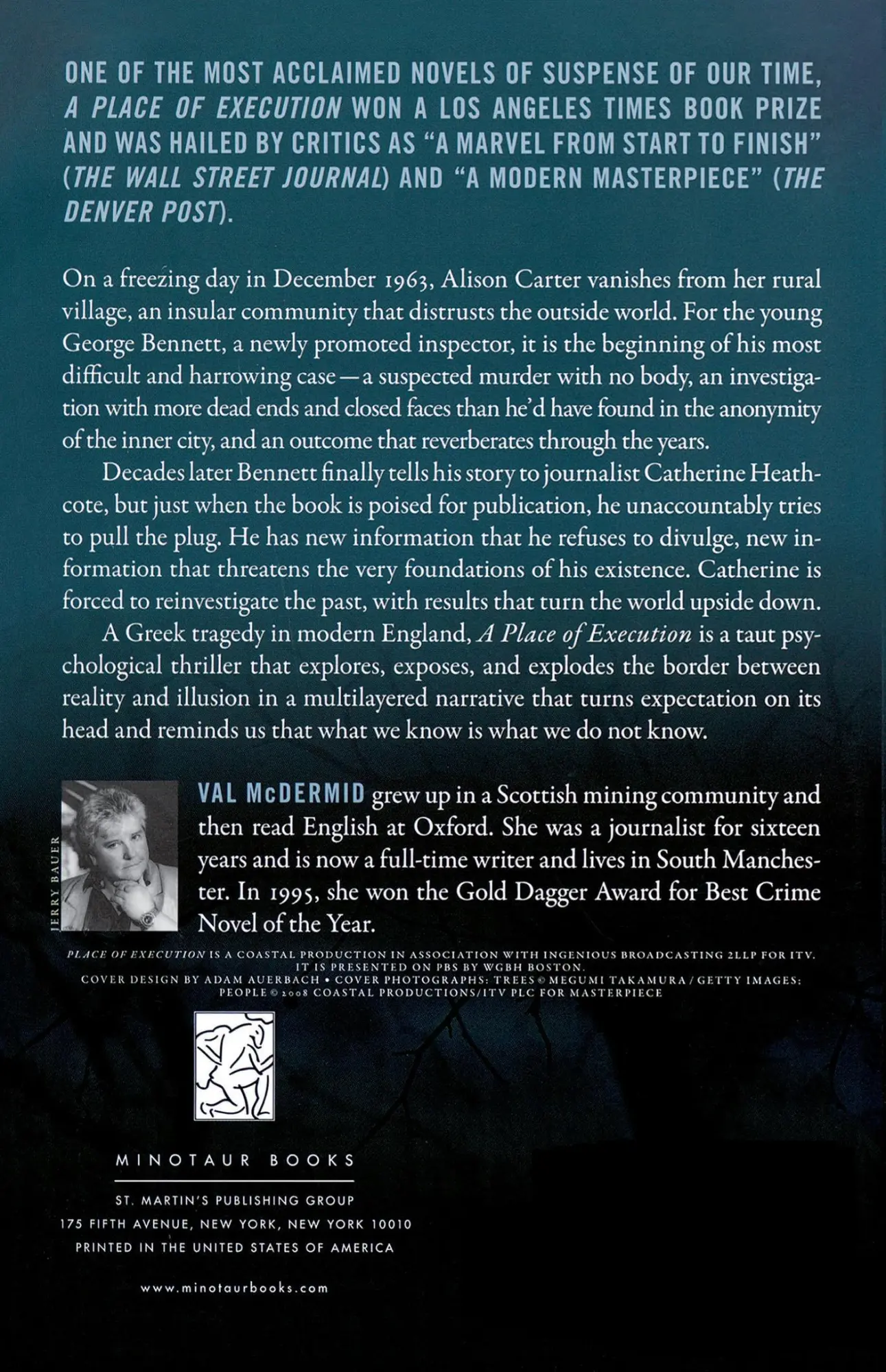 Rückseite: 9780312644536 | A Place of Execution | Val McDermid | Taschenbuch | Englisch | 2009