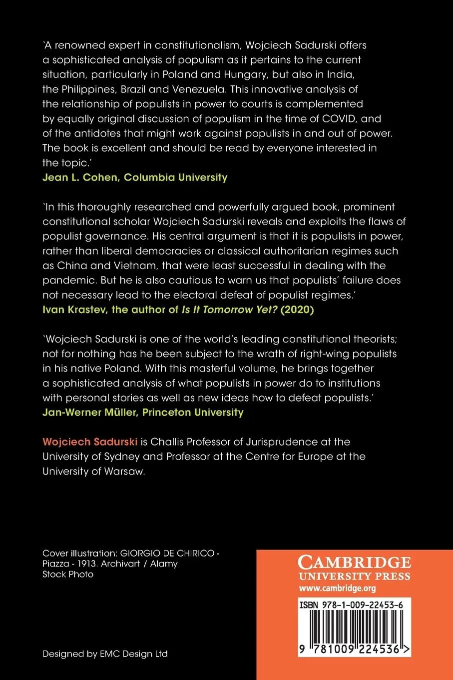 Rückseite: 9781009224536 | A Pandemic of Populists | Wojciech Sadurski | Taschenbuch | Englisch