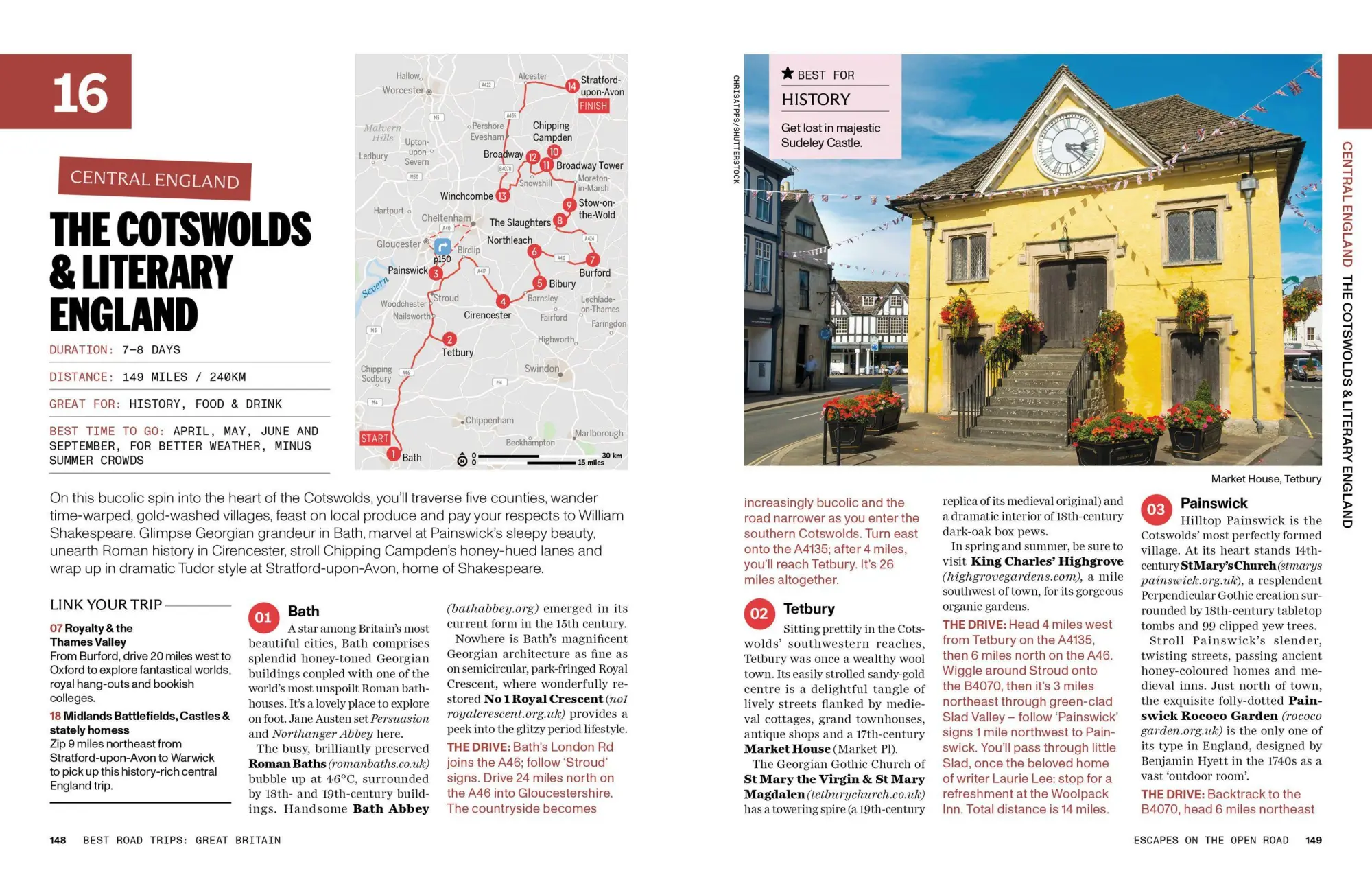 Bild: 9781837584536 | Lonely Planet Best Road Trips Great Britain | Anna Kaminski (u. a.)