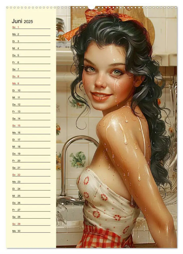 Bild: 9783457124536 | Schatz, ich hab gekocht! Sexy-lustige Pin-up-Girls in der Küche...