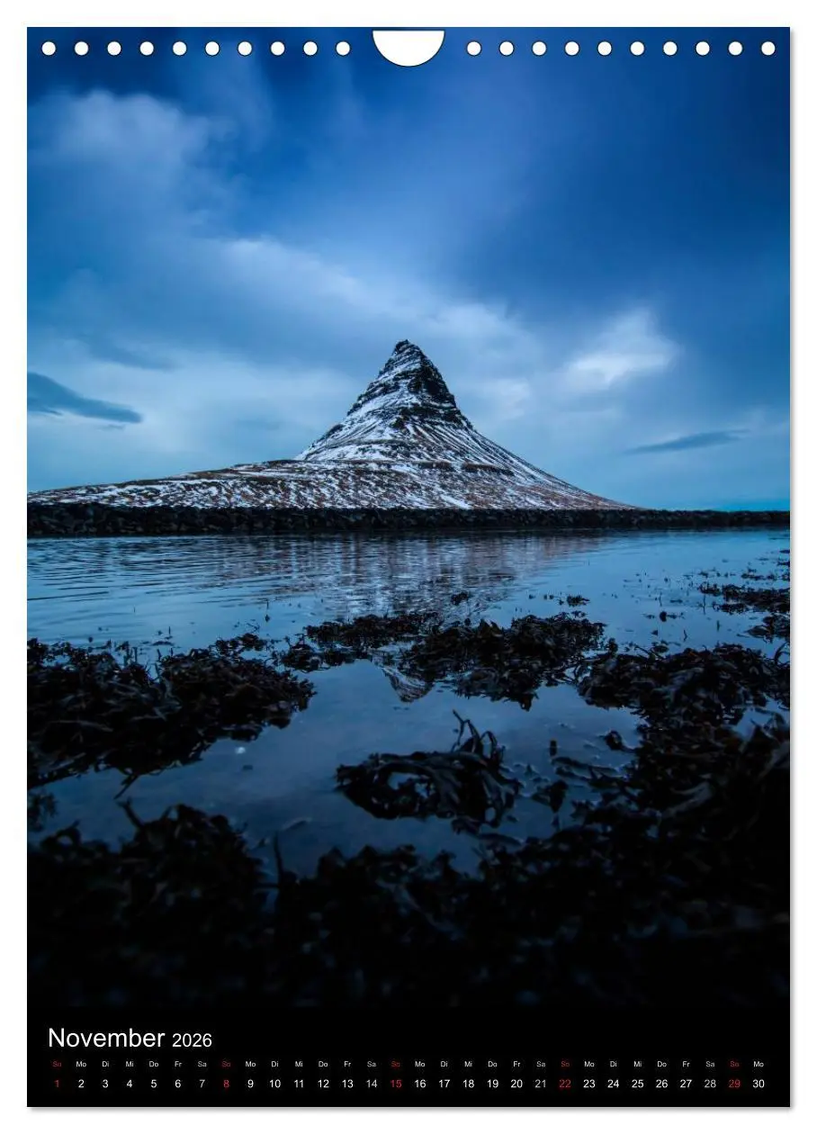 Bild: 9783516454536 | Island - Wundervolle Landschaften (Wandkalender 2026 DIN A4 hoch),...