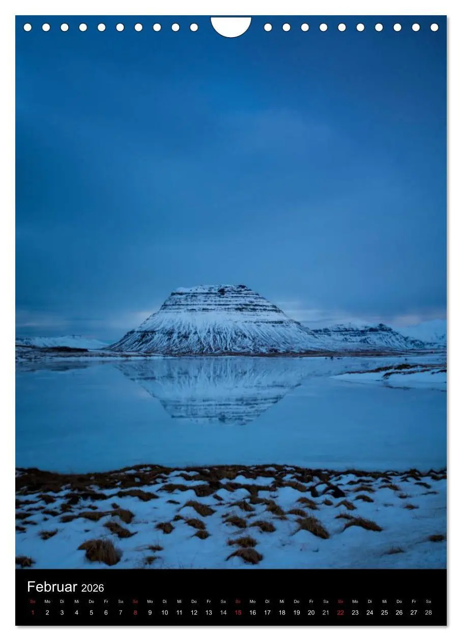 Bild: 9783516454536 | Island - Wundervolle Landschaften (Wandkalender 2026 DIN A4 hoch),...