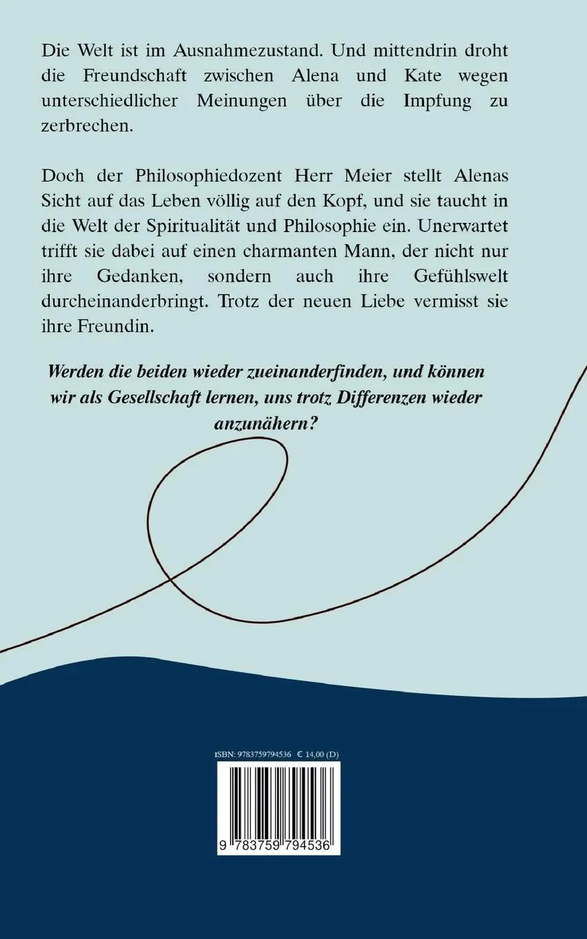 Rückseite: 9783759794536 | Philosophencafé | Ein tiefgründiger Roman zum Nachdenken | Benke