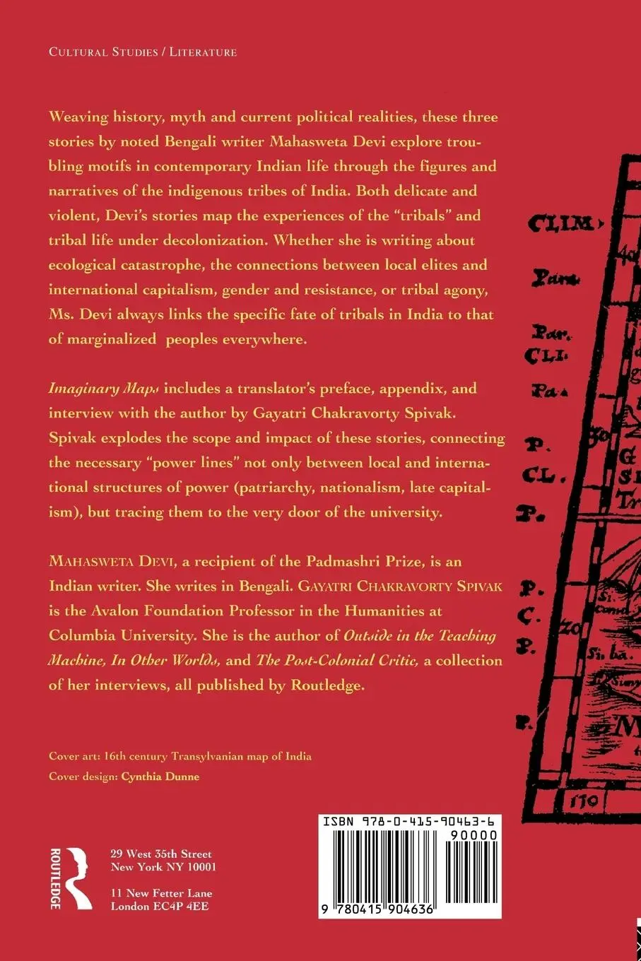 Rückseite: 9780415904636 | Imaginary Maps | Mahasweta Devi | Taschenbuch | Englisch | 1994