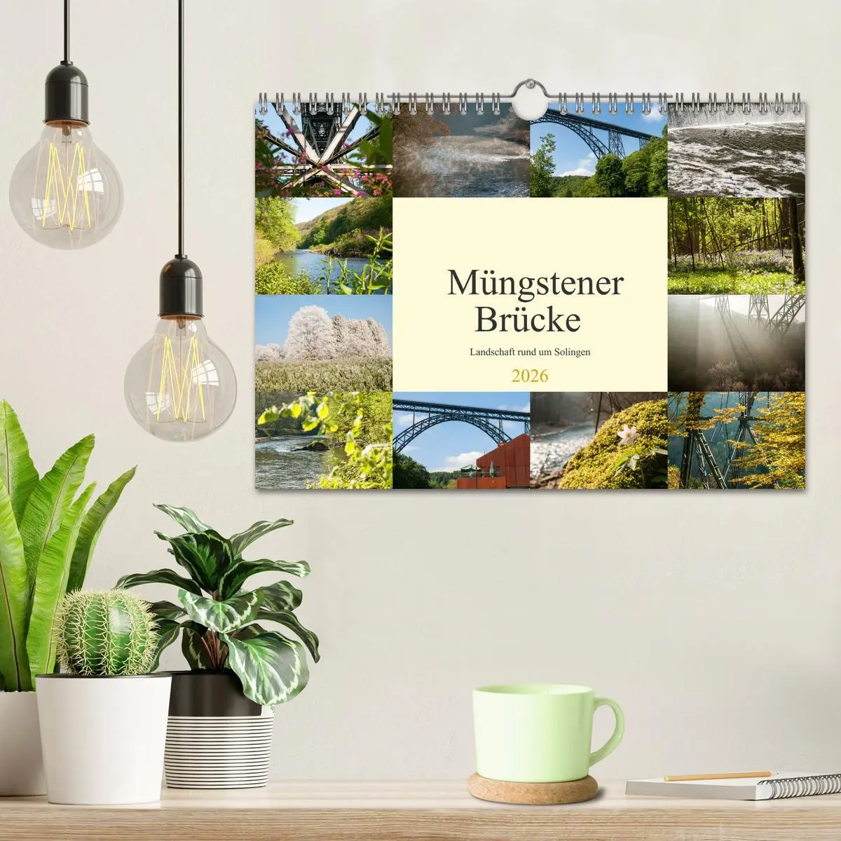 Bild: 9783457354636 | Müngstener Brücke - Landschaft rund um Solingen (Wandkalender 2026...