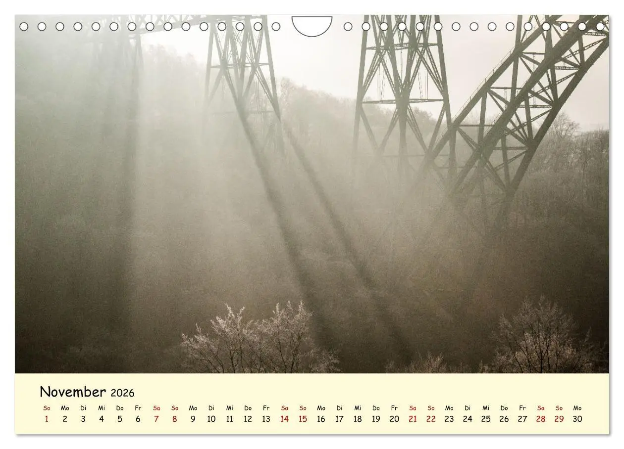 Bild: 9783457354636 | Müngstener Brücke - Landschaft rund um Solingen (Wandkalender 2026...