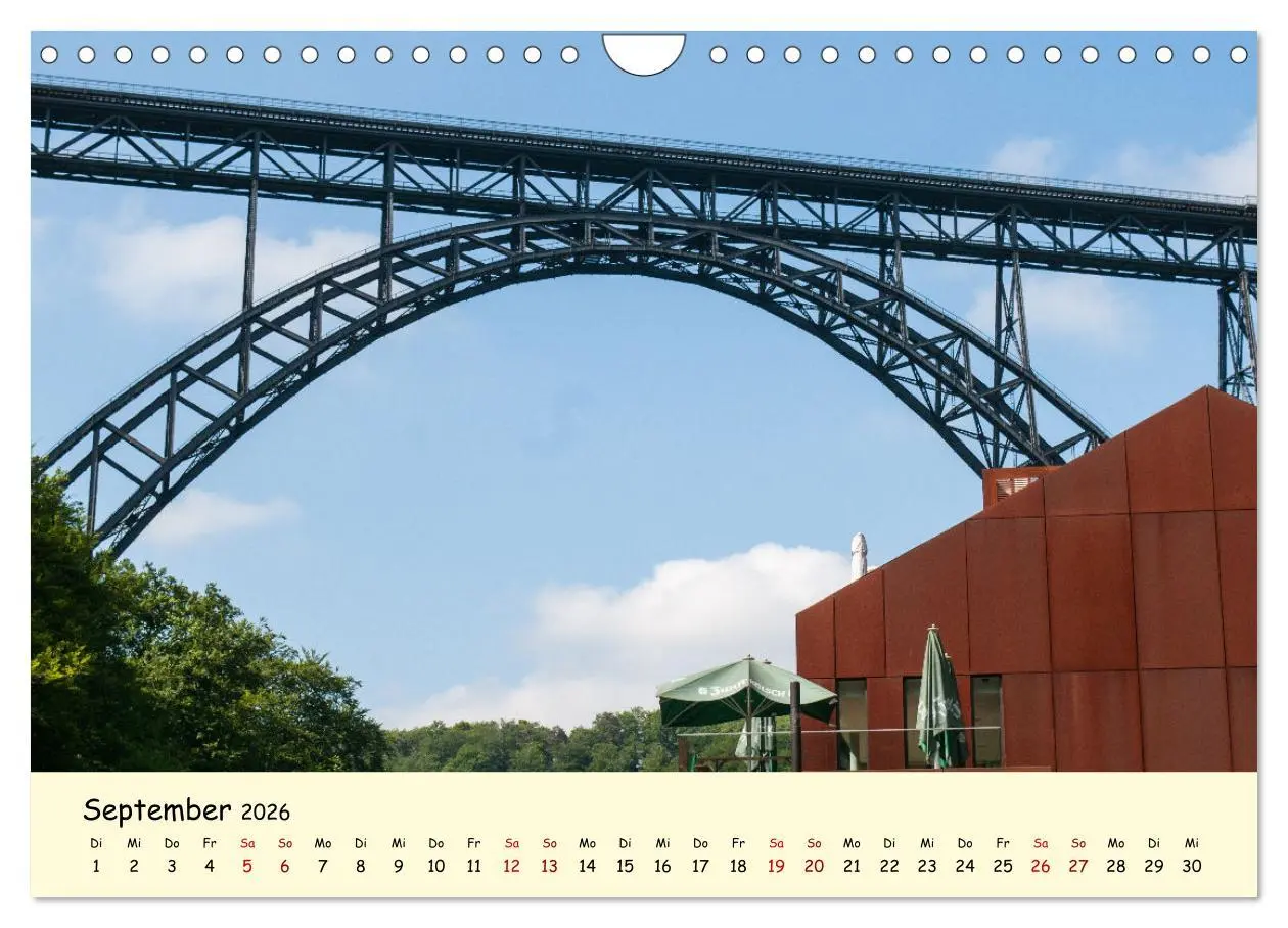 Bild: 9783457354636 | Müngstener Brücke - Landschaft rund um Solingen (Wandkalender 2026...