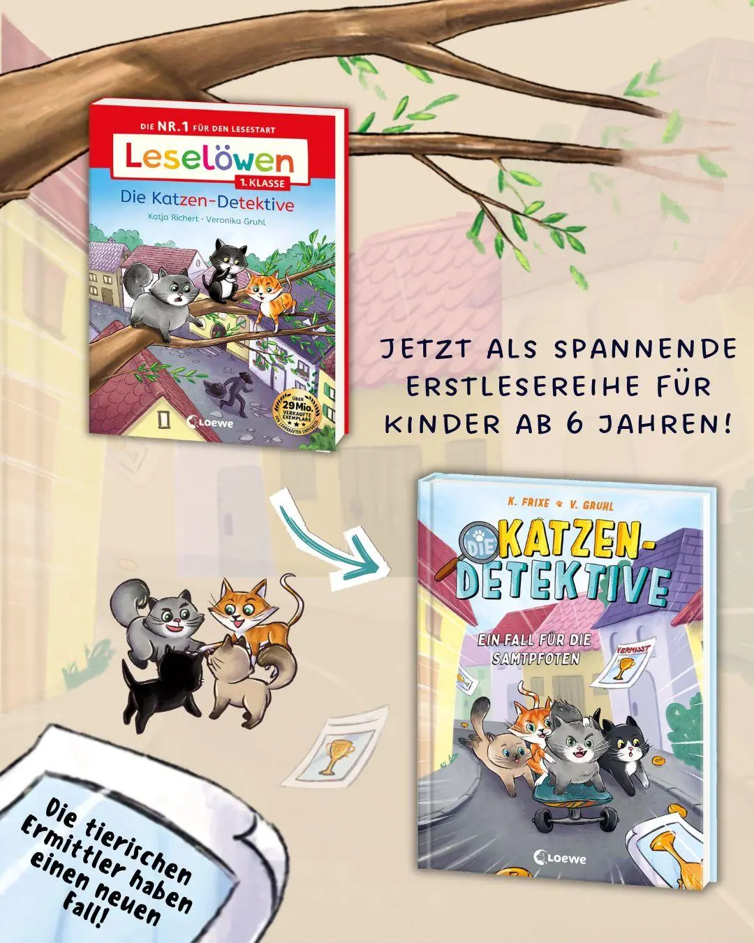 Bild: 9783743224636 | Leselöwen 1. Klasse - Die Katzen-Detektive | Katja Richert | Buch